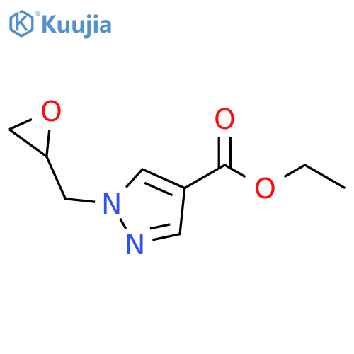 ethyl 1-[(oxiran-2-yl)methyl]-1h-pyrazole-4-carboxylate structure