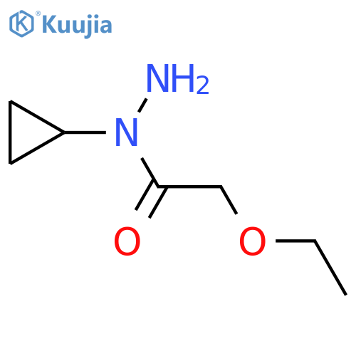 N-cyclopropyl-2-ethoxyacetohydrazide structure