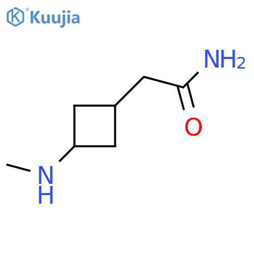2-[3-(Methylamino)cyclobutyl]acetamide structure