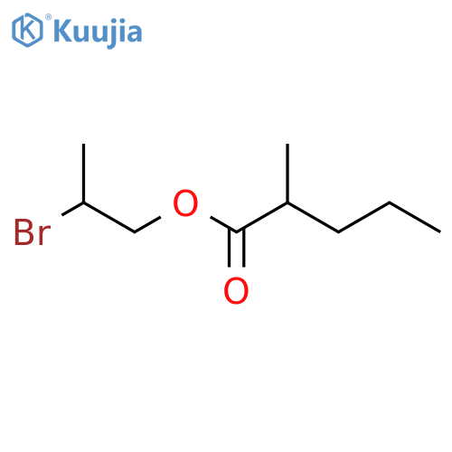 2-bromopropyl 2-methylpentanoate structure