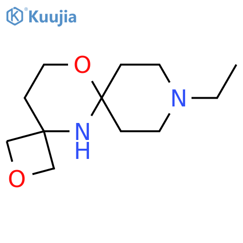 9-ethyl-2,12-dioxa-5,9-diazadispiro3.1.5^{6}.3^{4}tetradecane structure