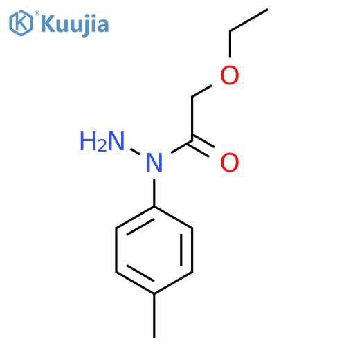 2-ethoxy-N-(4-methylphenyl)acetohydrazide structure