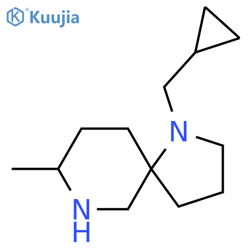 1-(cyclopropylmethyl)-8-methyl-1,7-diazaspiro4.5decane structure