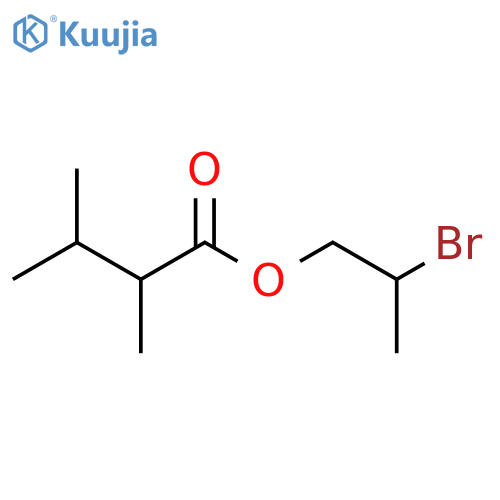 2-bromopropyl 2,3-dimethylbutanoate structure