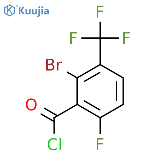 2-Bromo-6-fluoro-3-(trifluoromethyl)benZoyl chloride structure