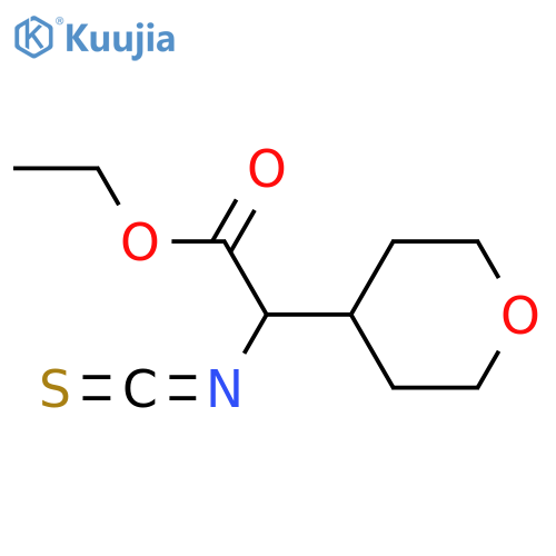 ethyl 2-isothiocyanato-2-(oxan-4-yl)acetate structure