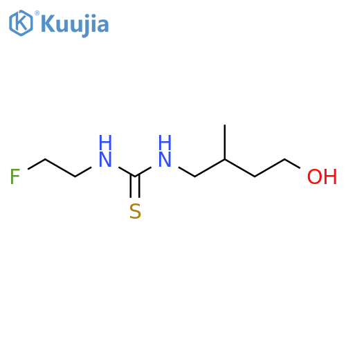 3-(2-fluoroethyl)-1-(4-hydroxy-2-methylbutyl)thiourea structure