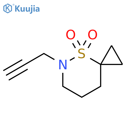 5-(prop-2-yn-1-yl)-4lambda6-thia-5-azaspiro2.5octane-4,4-dione structure