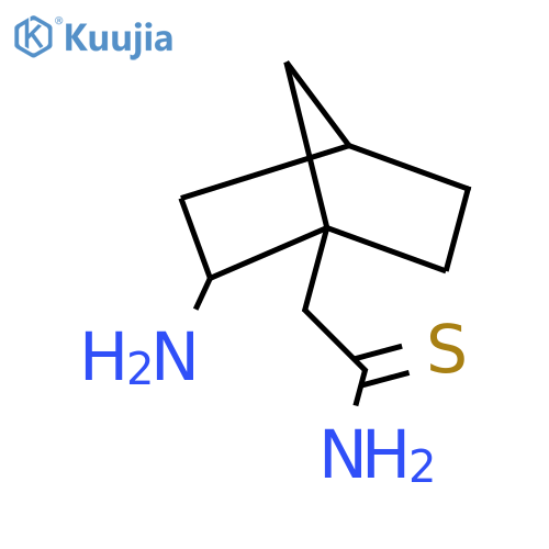 2-{2-aminobicyclo2.2.1heptan-1-yl}ethanethioamide structure