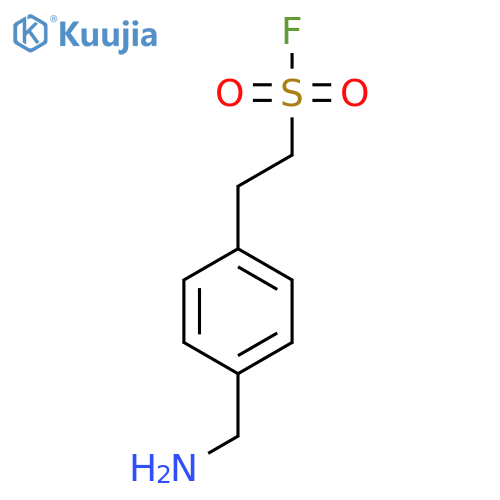 2-4-(aminomethyl)phenylethane-1-sulfonyl fluoride structure