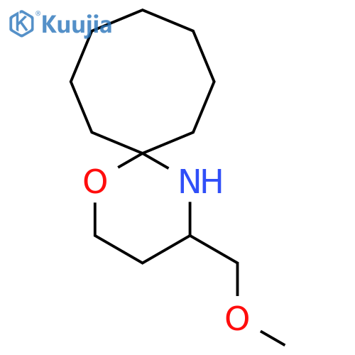 4-(methoxymethyl)-1-oxa-5-azaspiro5.7tridecane structure