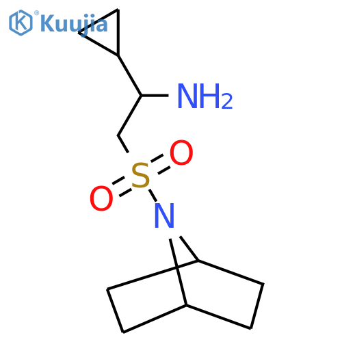 2-{7-azabicyclo2.2.1heptane-7-sulfonyl}-1-cyclopropylethan-1-amine structure