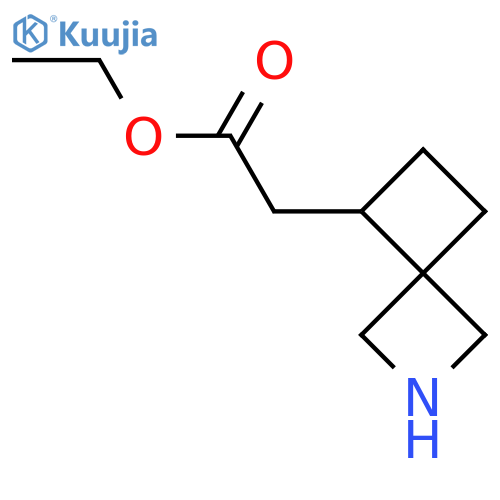 Ethyl 2-{2-azaspiro[3.3]heptan-5-yl}acetate structure