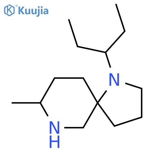 8-methyl-1-(pentan-3-yl)-1,7-diazaspiro4.5decane structure