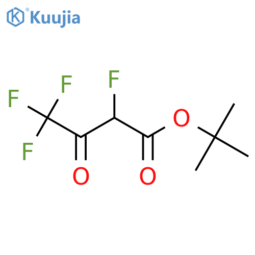 tert-butyl 2,4,4,4-tetrafluoro-3-oxobutanoate structure