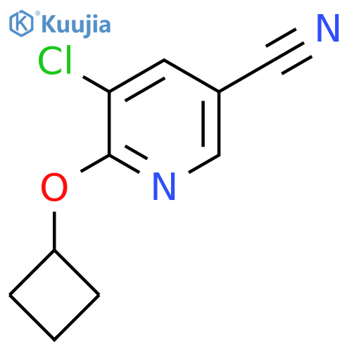 5-Chloro-6-cyclobutoxypyridine-3-carbonitrile structure