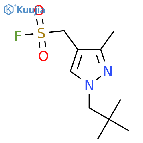 1-(2,2-dimethylpropyl)-3-methyl-1H-pyrazol-4-ylmethanesulfonyl fluoride structure