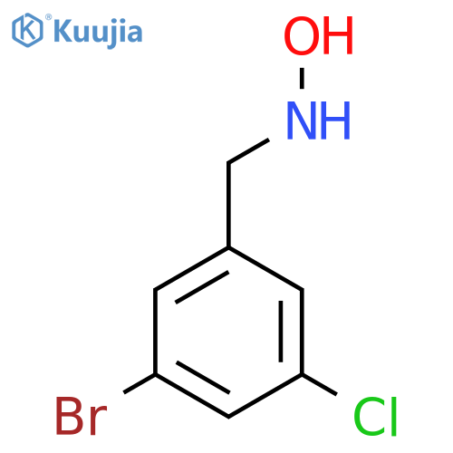 N-(3-bromo-5-chlorophenyl)methylhydroxylamine structure