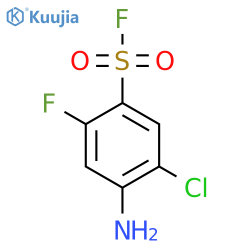 4-amino-5-chloro-2-fluorobenzene-1-sulfonyl fluoride structure