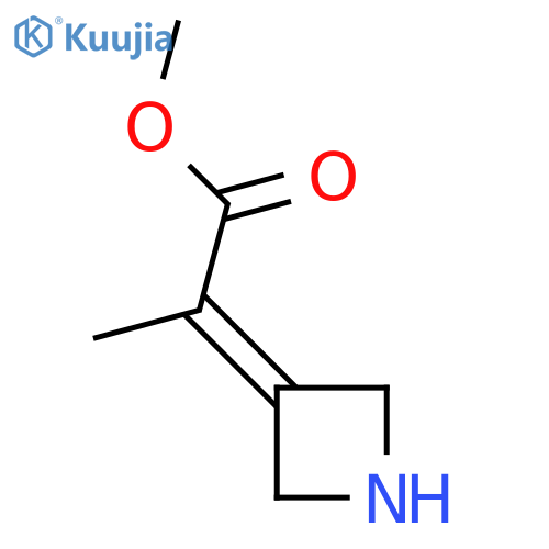 methyl 2-(azetidin-3-ylidene)propanoate structure