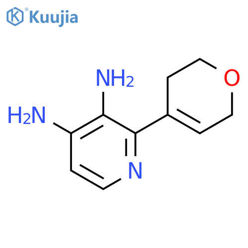 2-(3,6-dihydro-2H-pyran-4-yl)pyridine-3,4-diamine structure