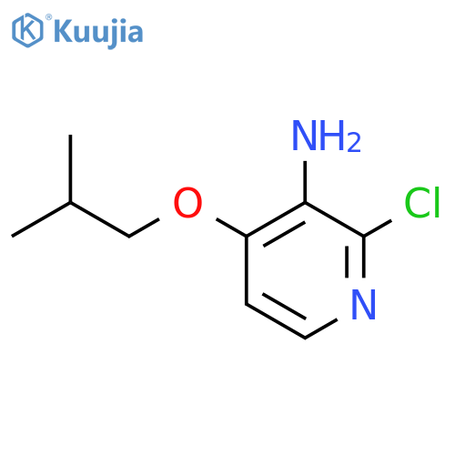 2-chloro-4-(2-methylpropoxy)pyridin-3-amine structure