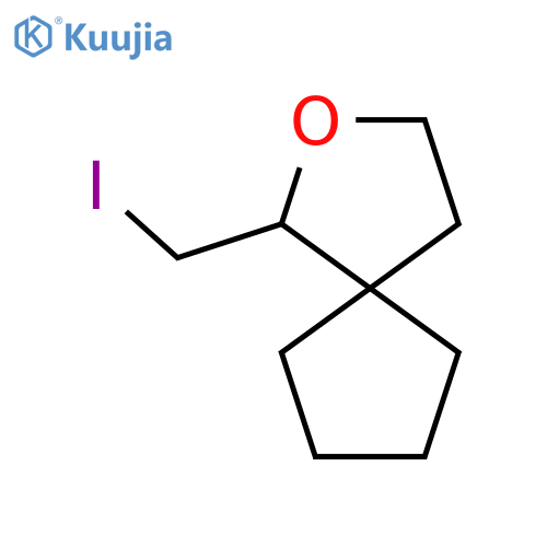 1-(iodomethyl)-2-oxaspiro4.4nonane structure