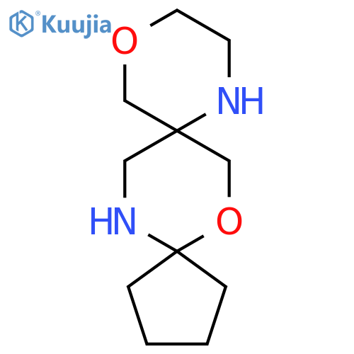 6,12-dioxa-9,15-diazadispiro4.2.5^{8}.2^{5}pentadecane structure