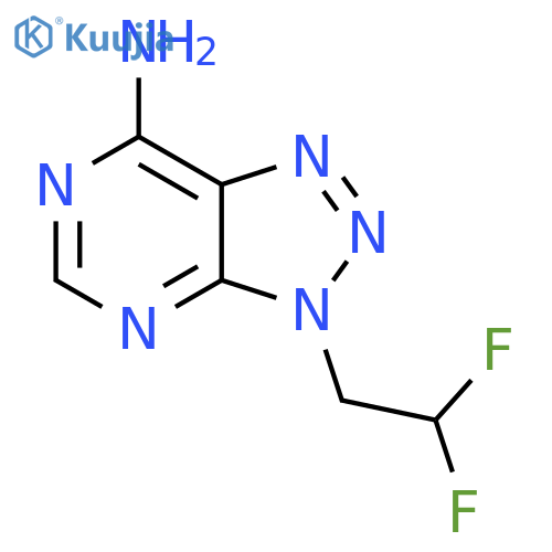 3-(2,2-difluoroethyl)-3H-1,2,3triazolo4,5-dpyrimidin-7-amine structure