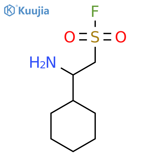 2-amino-2-cyclohexylethane-1-sulfonyl fluoride structure
