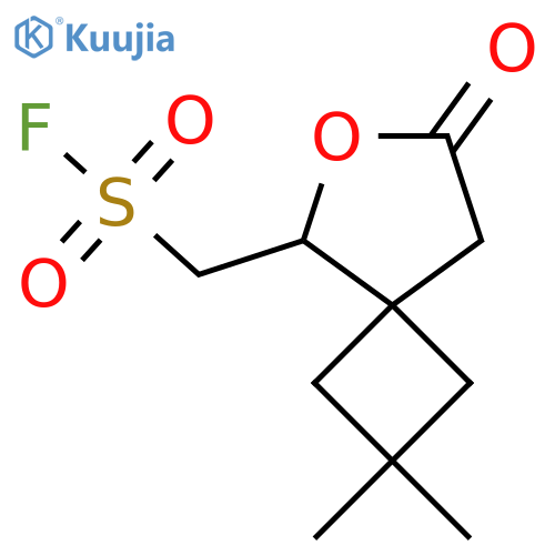 {2,2-dimethyl-7-oxo-6-oxaspiro3.4octan-5-yl}methanesulfonyl fluoride structure