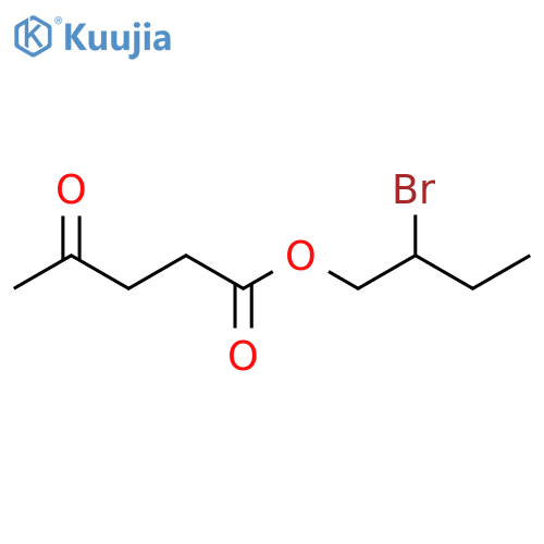 2-bromobutyl 4-oxopentanoate structure