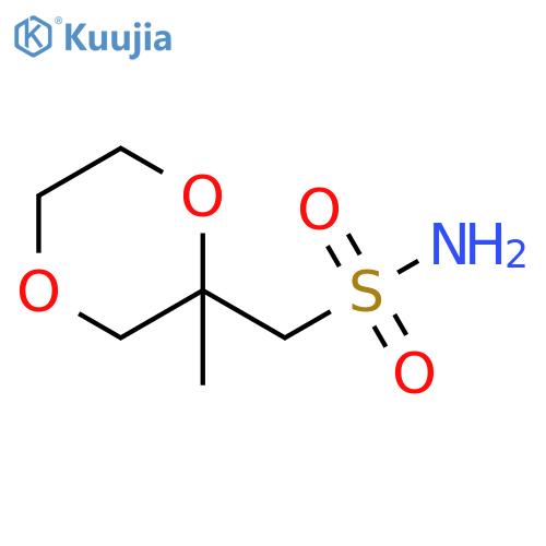 (2-methyl-1,4-dioxan-2-yl)methanesulfonamide structure