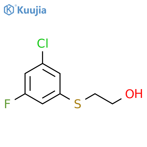 2-(3-Chloro-5-fluorophenylsulfanyl)-ethanol structure