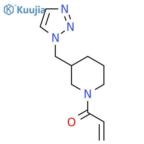 1-[3-(Triazol-1-ylmethyl)piperidin-1-yl]prop-2-en-1-one structure