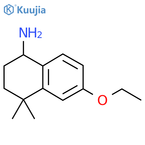 6-ethoxy-4,4-dimethyl-1,2,3,4-tetrahydronaphthalen-1-amine structure