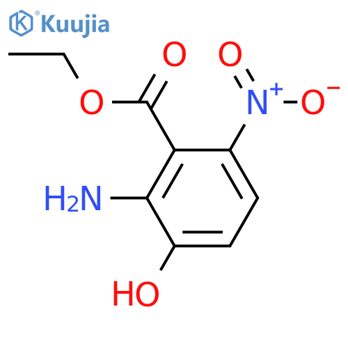 Ethyl 2-amino-3-hydroxy-6-nitrobenzoate structure
