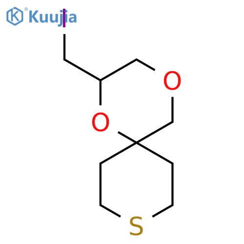 2-(iodomethyl)-1,4-dioxa-9-thiaspiro5.5undecane structure