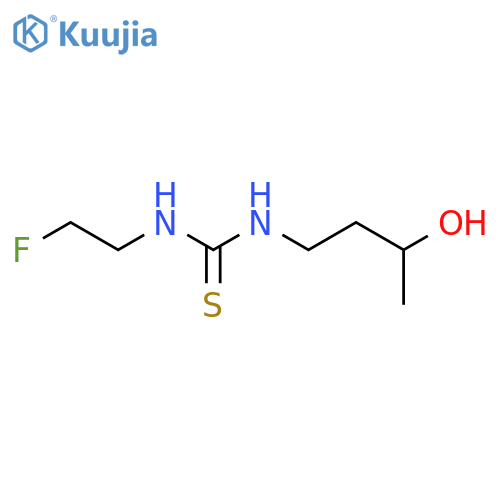 3-(2-fluoroethyl)-1-(3-hydroxybutyl)thiourea structure