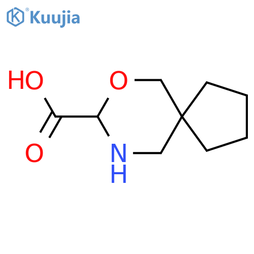 7-oxa-9-azaspiro4.5decane-8-carboxylic acid structure