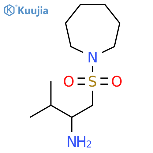 1-(azepane-1-sulfonyl)-3-methylbutan-2-amine structure