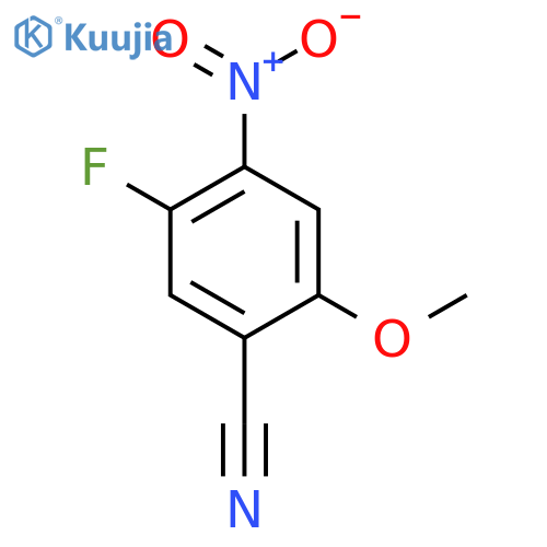 5-Fluoro-2-methoxy-4-nitrobenzonitrile structure