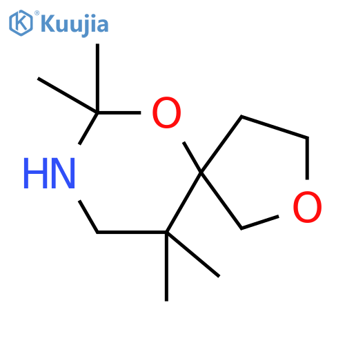 7,7,10,10-tetramethyl-2,6-dioxa-8-azaspiro4.5decane structure
