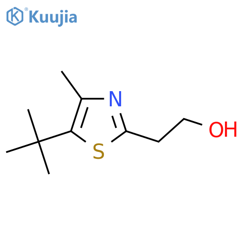 2-(5-tert-butyl-4-methyl-1,3-thiazol-2-yl)ethan-1-ol structure