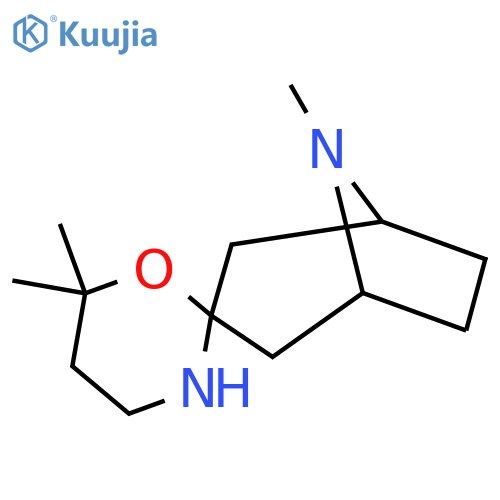 6',6',8-trimethyl-8-azaspirobicyclo3.2.1octane-3,2'-1,3oxazinane structure