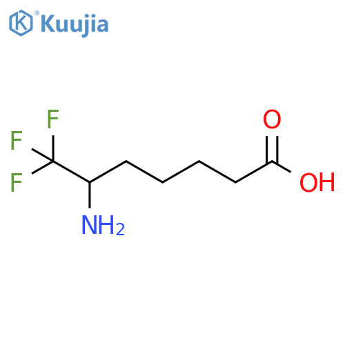 6-amino-7,7,7-trifluoroheptanoic acid structure