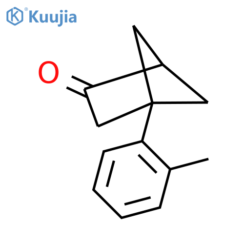 4-(2-methylphenyl)bicyclo2.1.1hexan-2-one structure