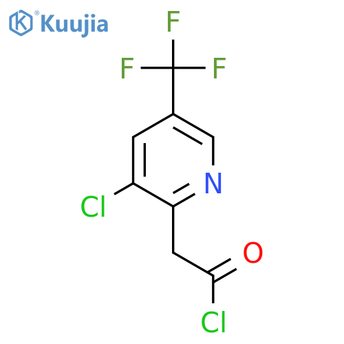 2-[3-Chloro-5-(trifluoromethyl)-pyridin-2-yl]acetyl chloride structure
