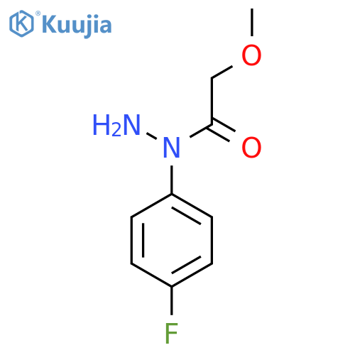 N-(4-fluorophenyl)-2-methoxyacetohydrazide structure