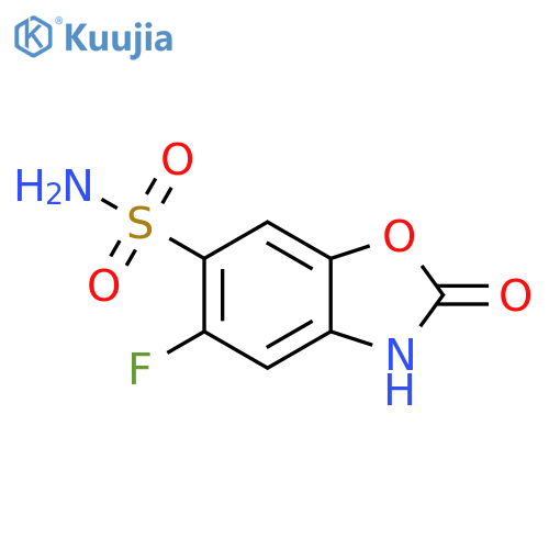 5-fluoro-2-oxo-2,3-dihydro-1,3-benzoxazole-6-sulfonamide structure